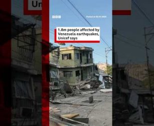 1.8m people affected by Venezuela earthquakes, Unicef says. #Venezuela #BBCNews