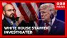 White House teleprompter accused of making $100k off Trump speech bets | BBC News