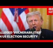 US President Donald Trump alleges China committed 2020 voter fraud | BBC News