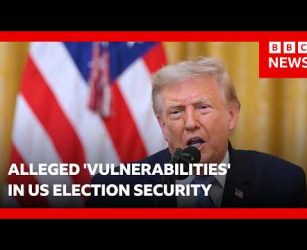 US President Donald Trump alleges China committed 2020 voter fraud | BBC News