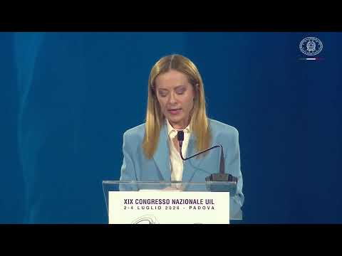 L'intervento del Presidente Meloni al XIX Congresso della UIL