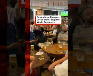 Pubs allowed to open until 5am for England World Cup match. #WorldCup #Pubs #BBCNews