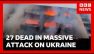 Massive Russian attack on Ukraine&rsquo;s capital kills at least 25 and injures many more | BBC News