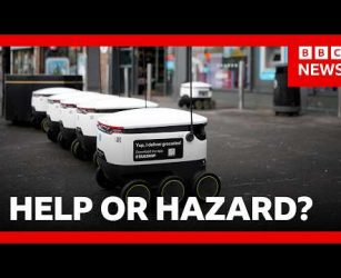 Are delivery robots more of a help or hazard? | BBC News