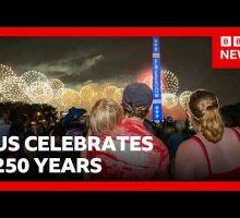 US celebrates 250 years of independence | BBC News