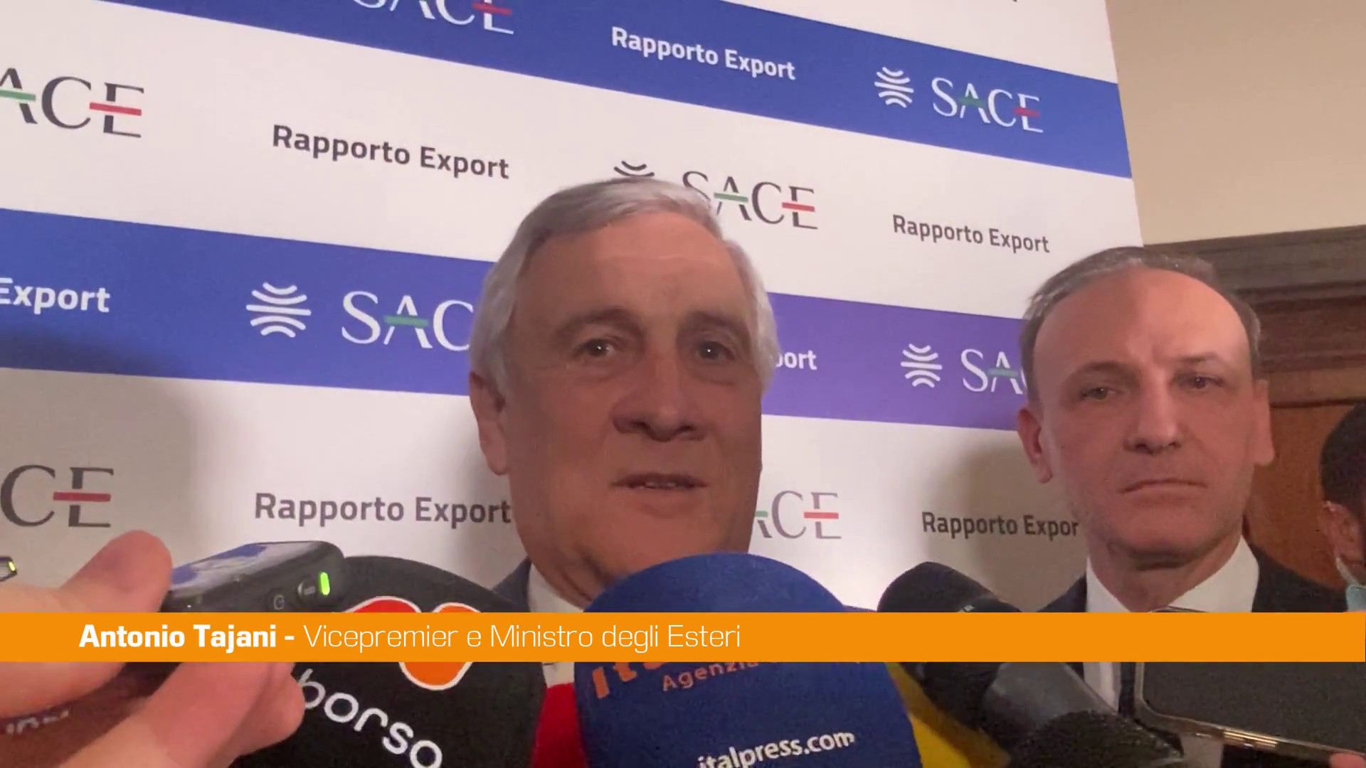 Tajani "L'export &egrave; un fiore all'occhiello della nostra politica economica"