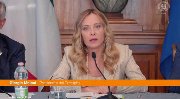 Criminalità, Meloni “Dal 2023 a Palermo 118 operazioni ad alto impatto”