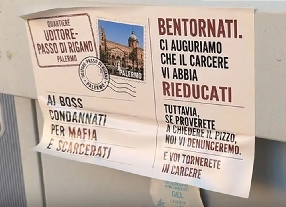 Cartoline a Palermo per i boss scarcerati, &ldquo;niente pizzo o vi denunciamo&rdquo; / Video
