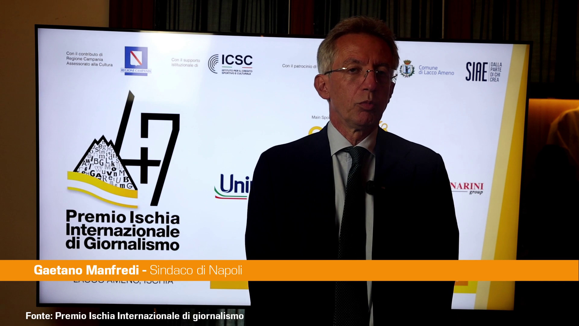 Premio Ischia, Manfredi "America's Cup straordinaria occasione per territorio"