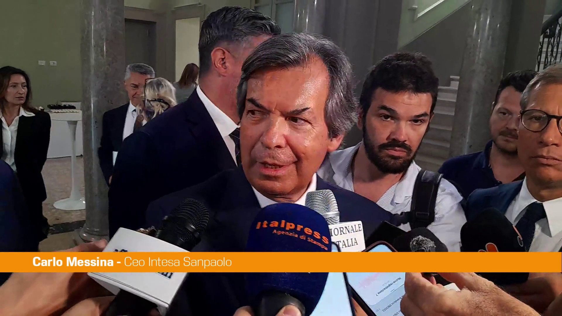 Messina "Solo noi possiamo garantire asset Paese, no francesi o tedeschi"