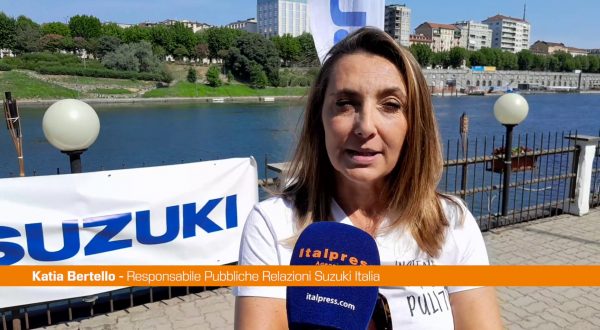 “Insieme per un Po pulito”, torna a Torino l’iniziativa di Suzuki con 90 ragazzi